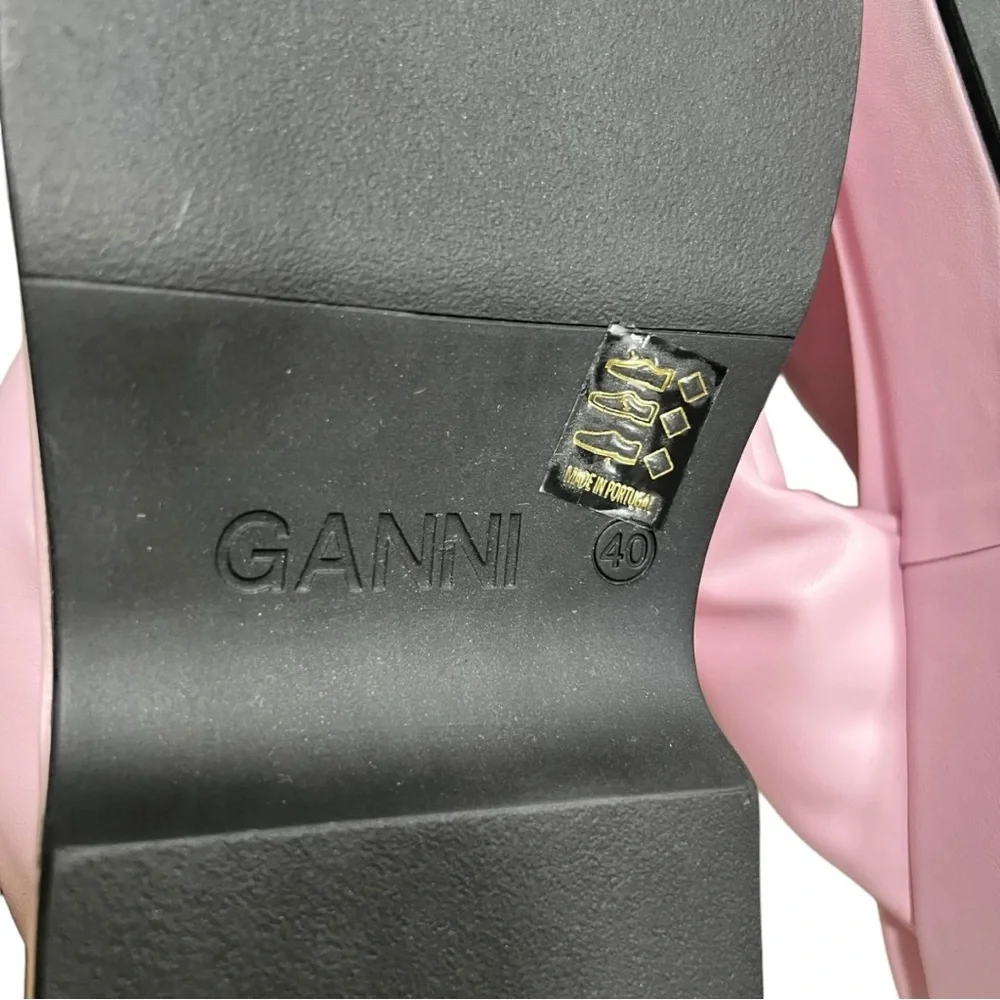 GANNI Women platform thong sandals sz 40 NWOT - Picture 10 of 10